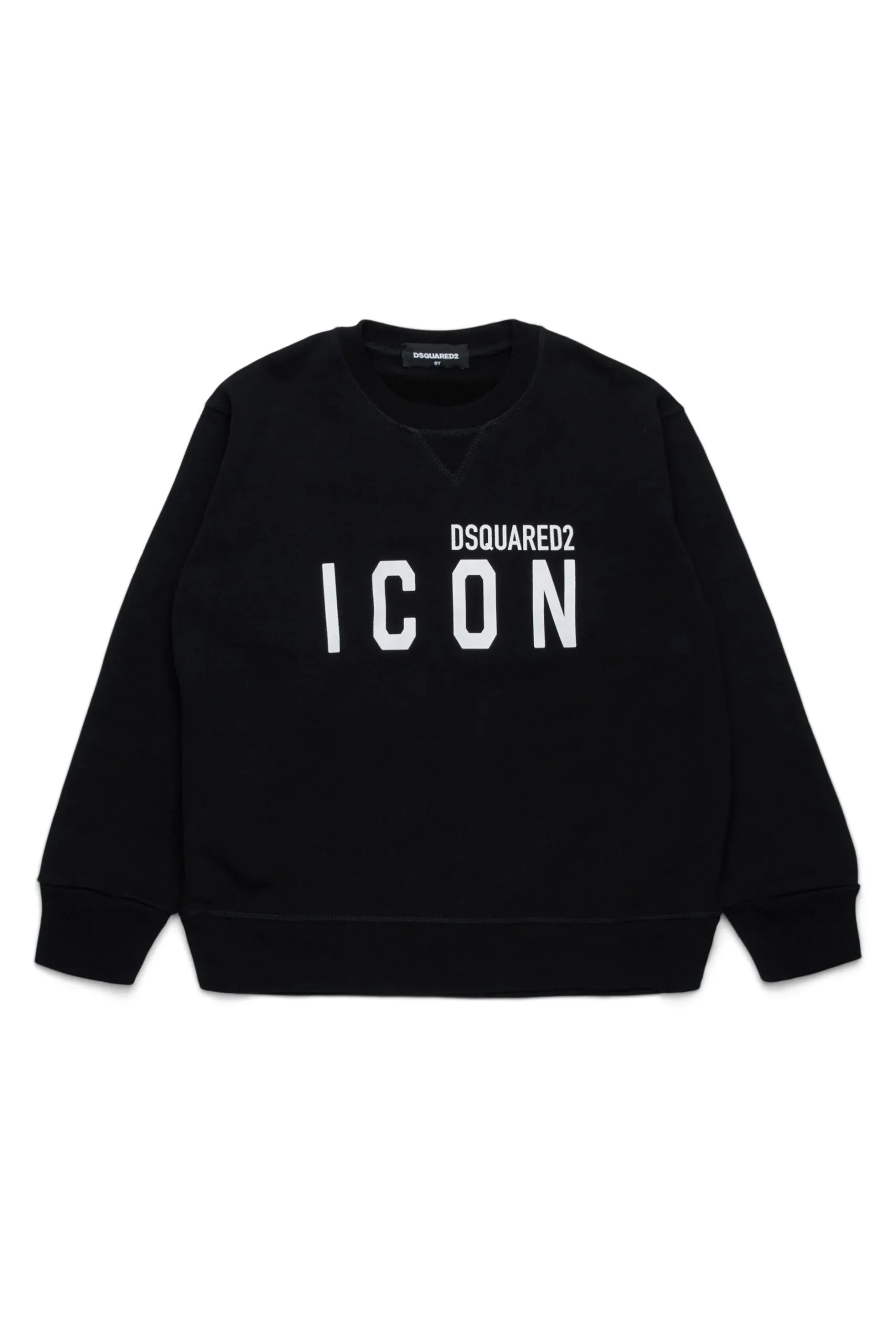 DSQUARED2 Felpa girocollo con logo ICON | Bambino Felpe | Activewear
