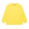 DIESEL Felpa girocollo con logo Oval D | Bambino Felpe