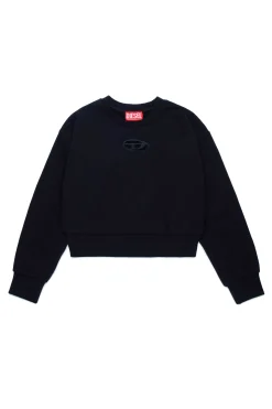 DIESEL Felpa girocollo con logo Oval D | Felpe