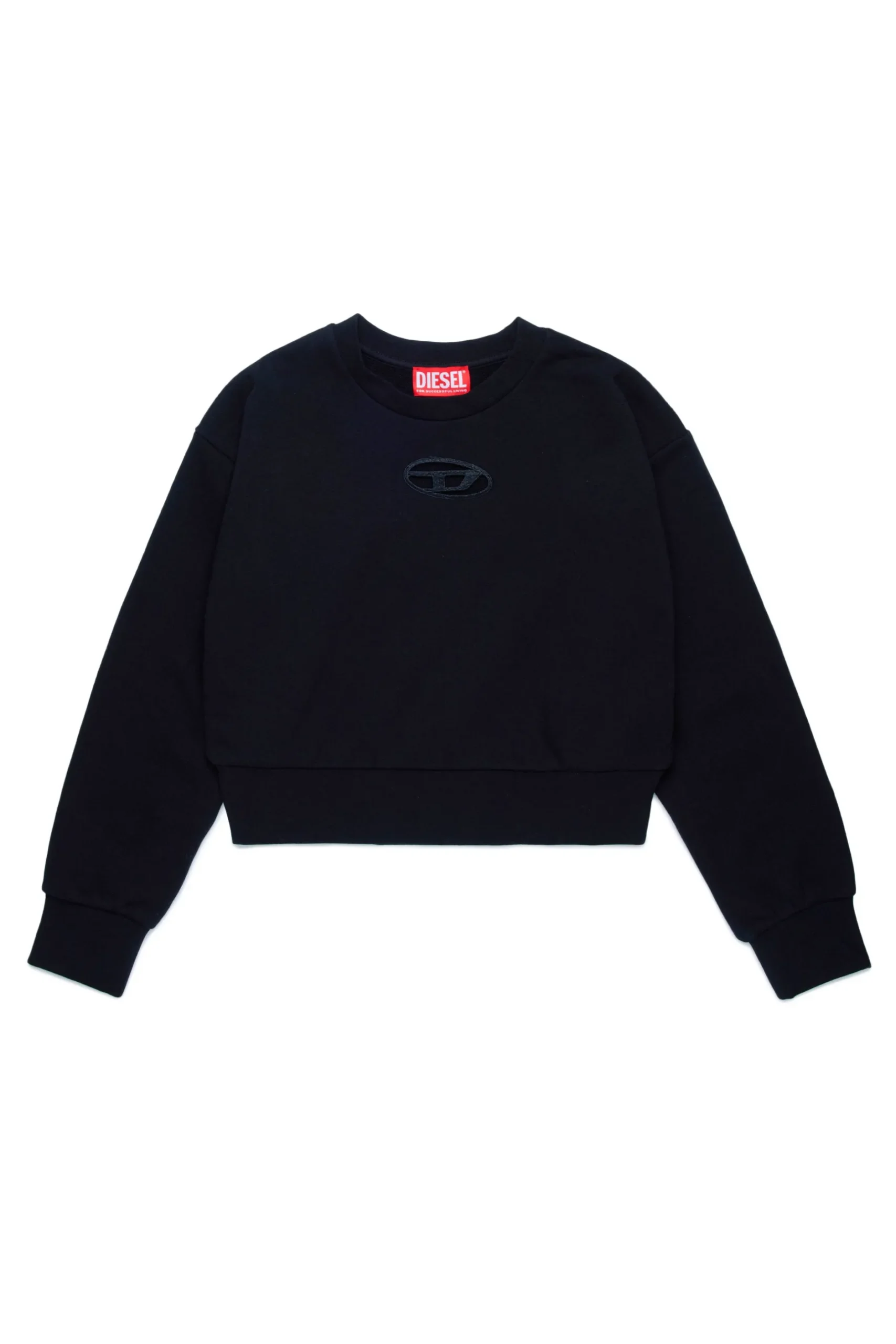 DIESEL Felpa girocollo con logo Oval D | Felpe