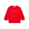 MARNI Felpa girocollo con logo Outline | Bambino Felpe | Logomania