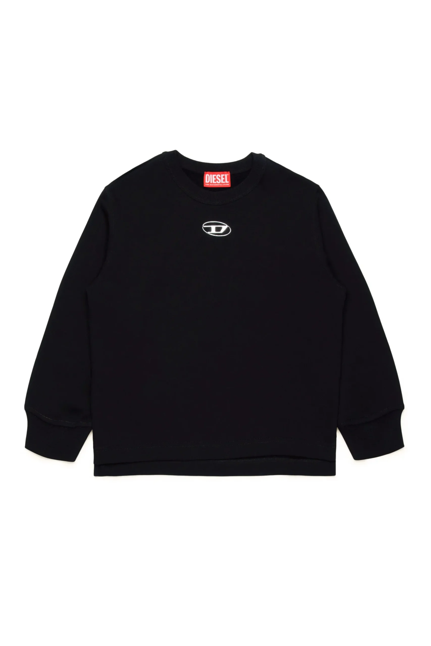 DIESEL Felpa girocollo con logo Oval D | Bambino Activewear | Activewear