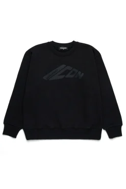 DSQUARED2 Felpa girocollo con logo Icon New Generation | Bambino Felpe | Logomania