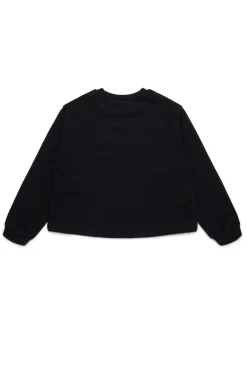 MARNI Felpa girocollo con logo in rhinestones | Bambino Felpe | Logomania