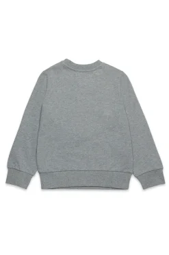 DIESEL Felpa girocollo con logo effetto pennellato | Bambino Felpe | Felpe