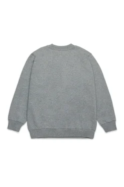 DIESEL Felpa girocollo con logo paillettes | Felpe