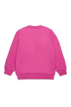DIESEL Felpa girocollo con logo paillettes | Felpe