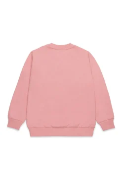 DIESEL Felpa girocollo con logo paillettes | Felpe