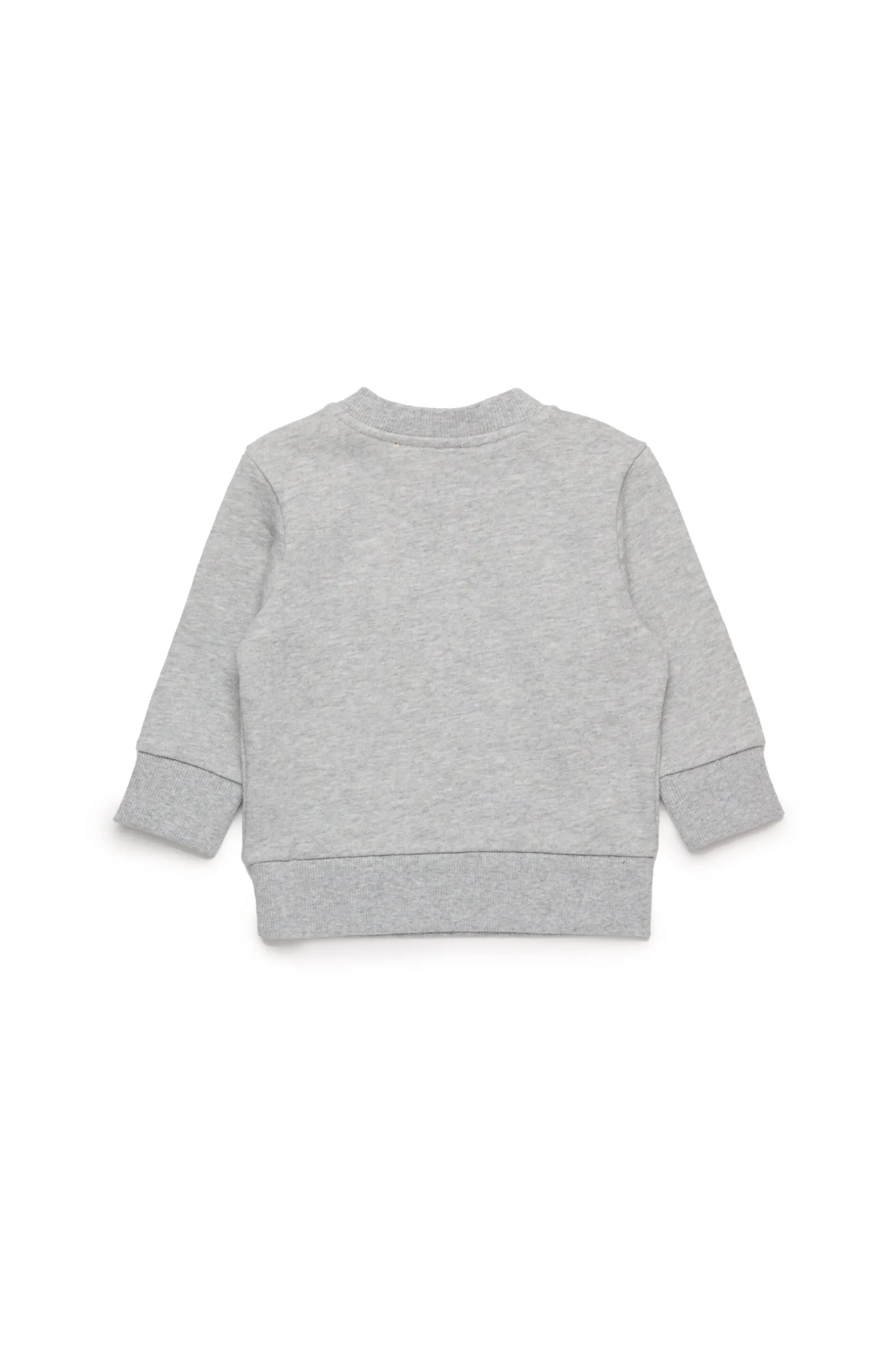 DIESEL Felpa girocollo con logo Oval D effetto used | Bambino Felpe | Oval D By Diesel