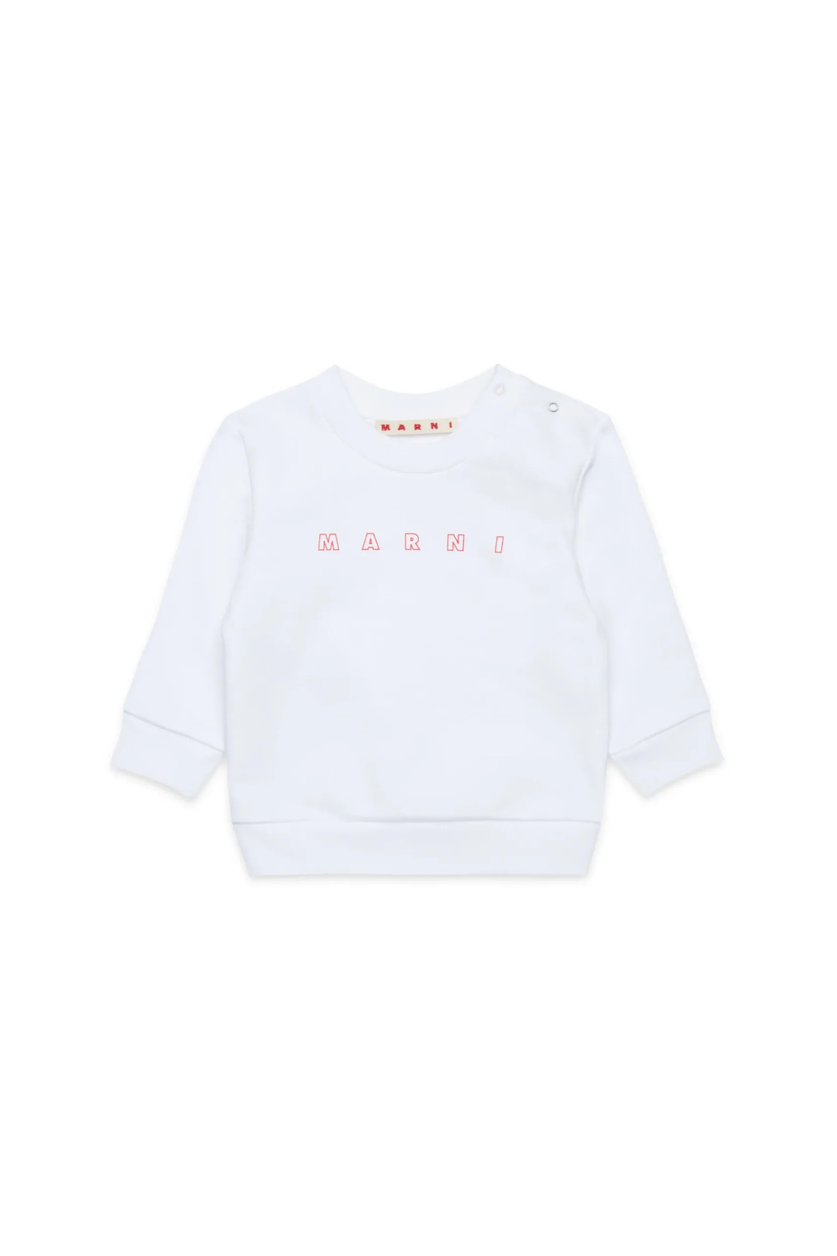 MARNI Felpa girocollo con logo Outline | Bambino Felpe | Logomania