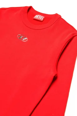 DIESEL Felpa girocollo con logo Oval D | Bambino Activewear | Activewear