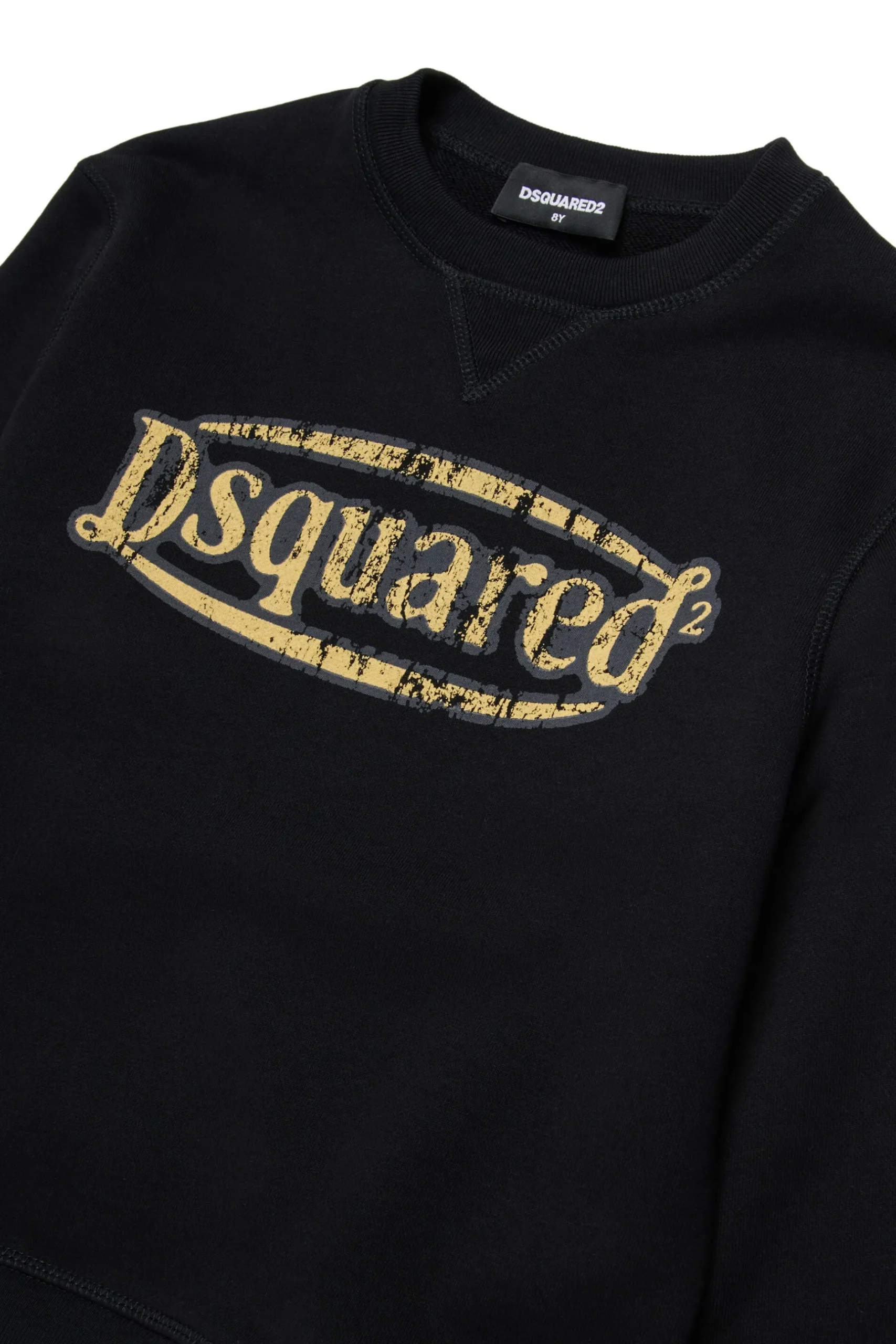 DSQUARED2 Felpa girocollo con logo vintage | Bambino Felpe | Logomania