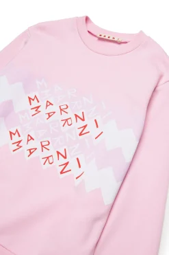 MARNI Felpa girocollo con logo Promenade | Bambino Felpe | Felpe