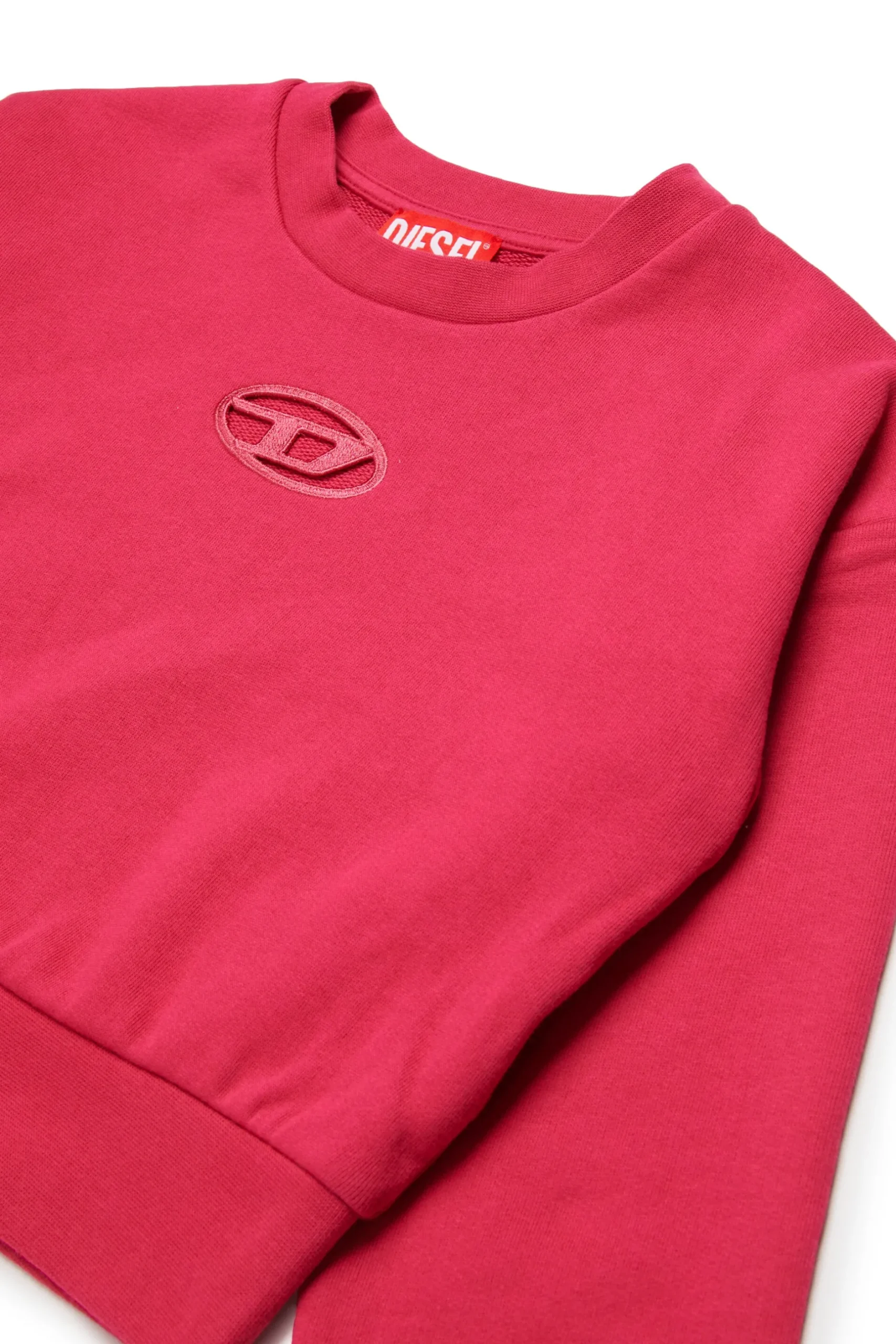 DIESEL Felpa girocollo con logo Oval D | Bambino Felpe | Oval D By Diesel