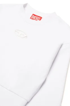 DIESEL Felpa girocollo con logo Oval D | Bambino Felpe | Oval D By Diesel
