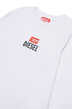 DIESEL Felpa girocollo con logo D | Bambino Felpe | Felpe