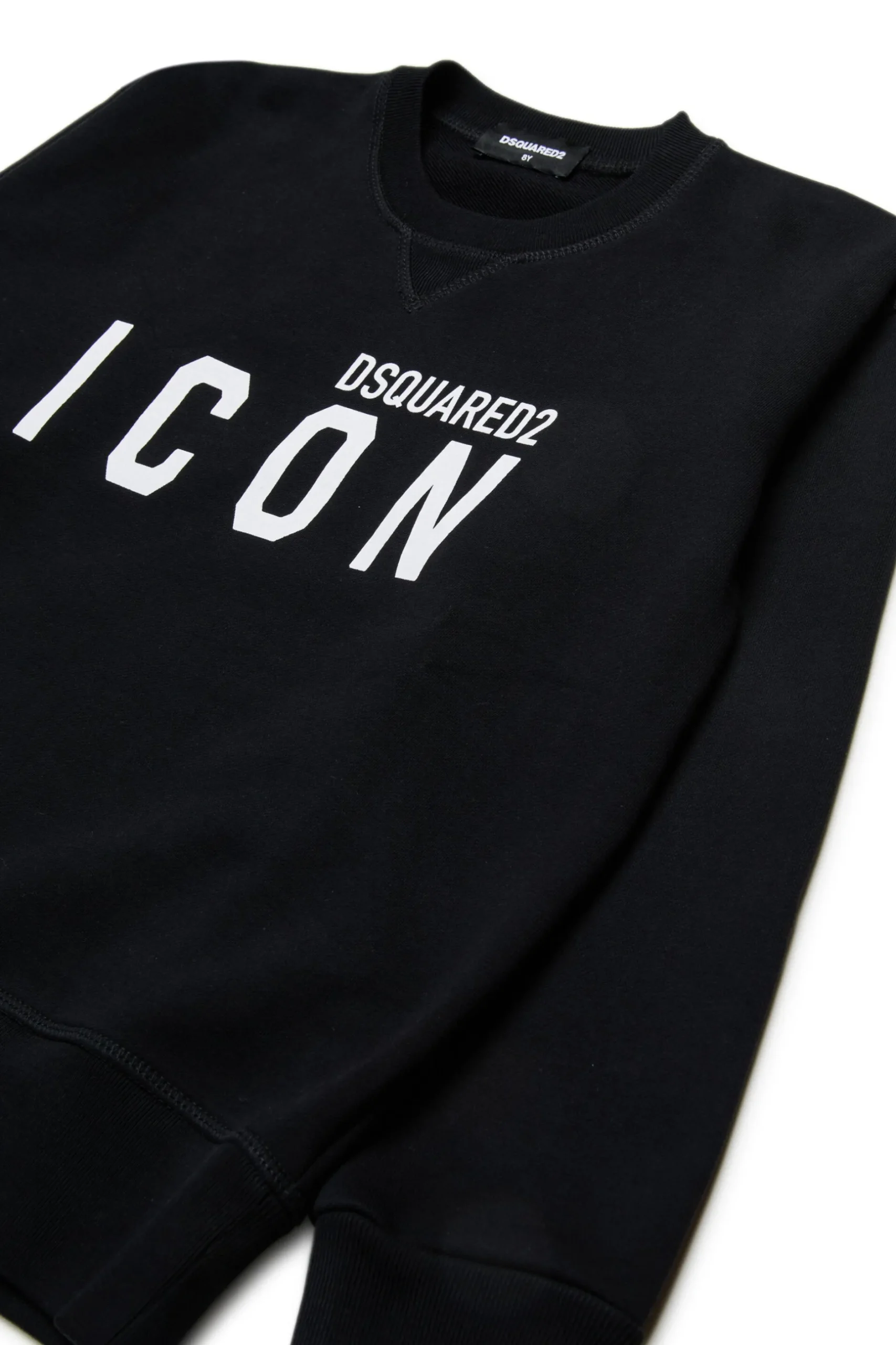 DSQUARED2 Felpa girocollo con logo ICON | Bambino Felpe | Activewear