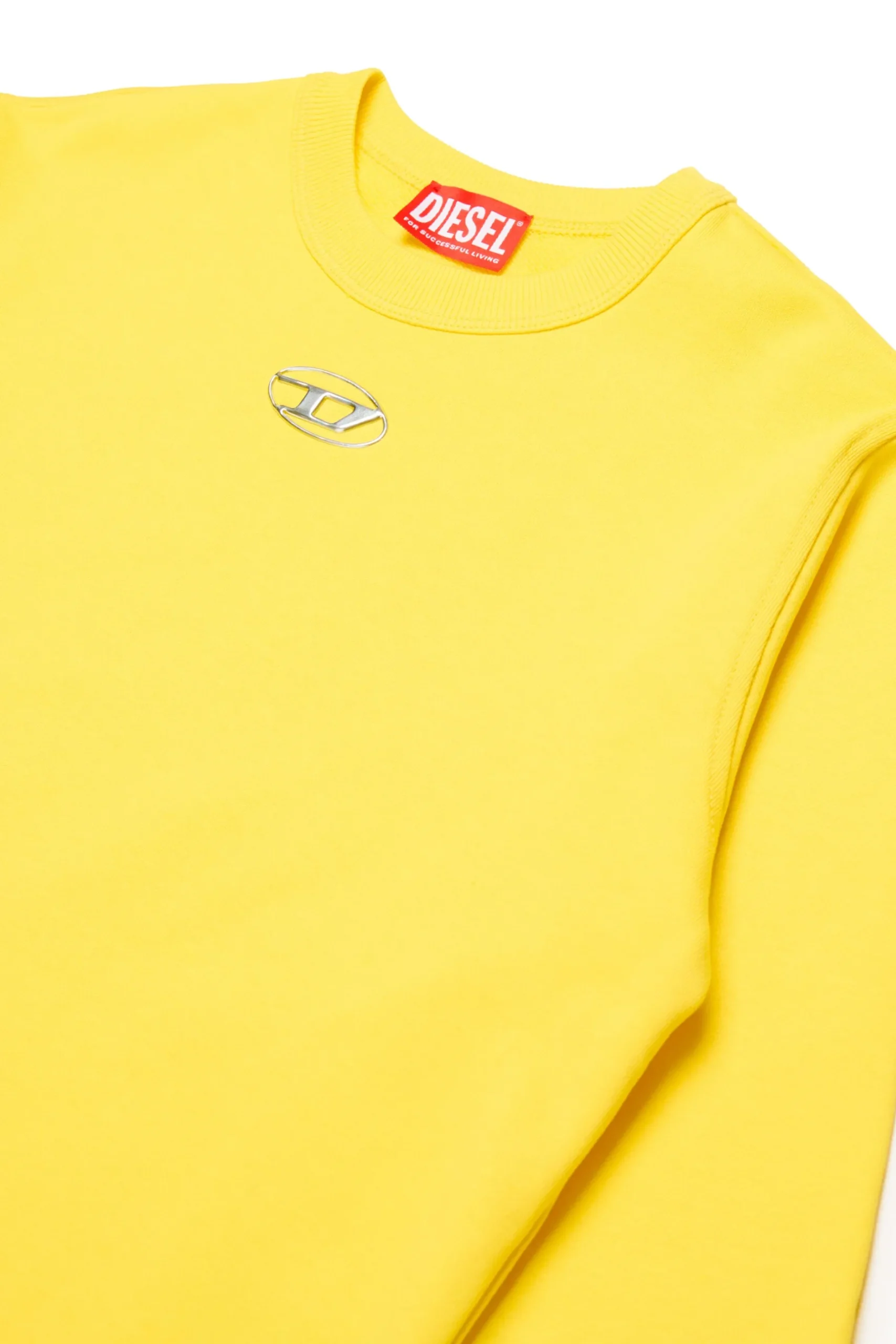 DIESEL Felpa girocollo con logo Oval D | Bambino Felpe