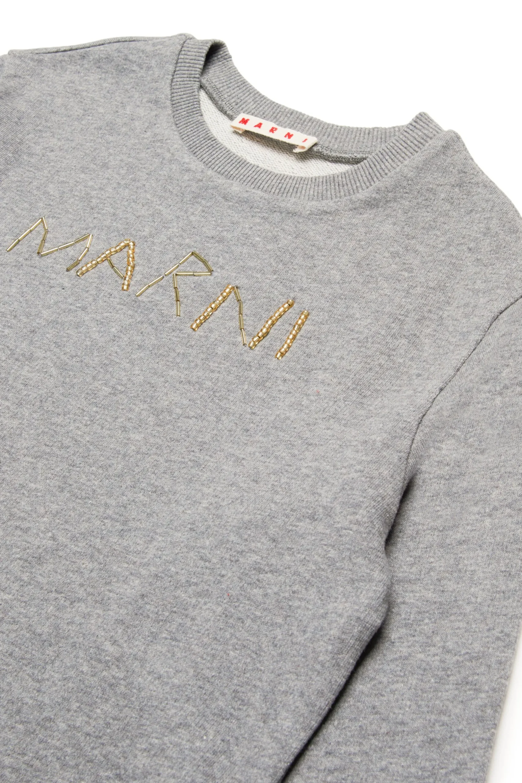 MARNI Felpa girocollo con logo baguette | Felpe