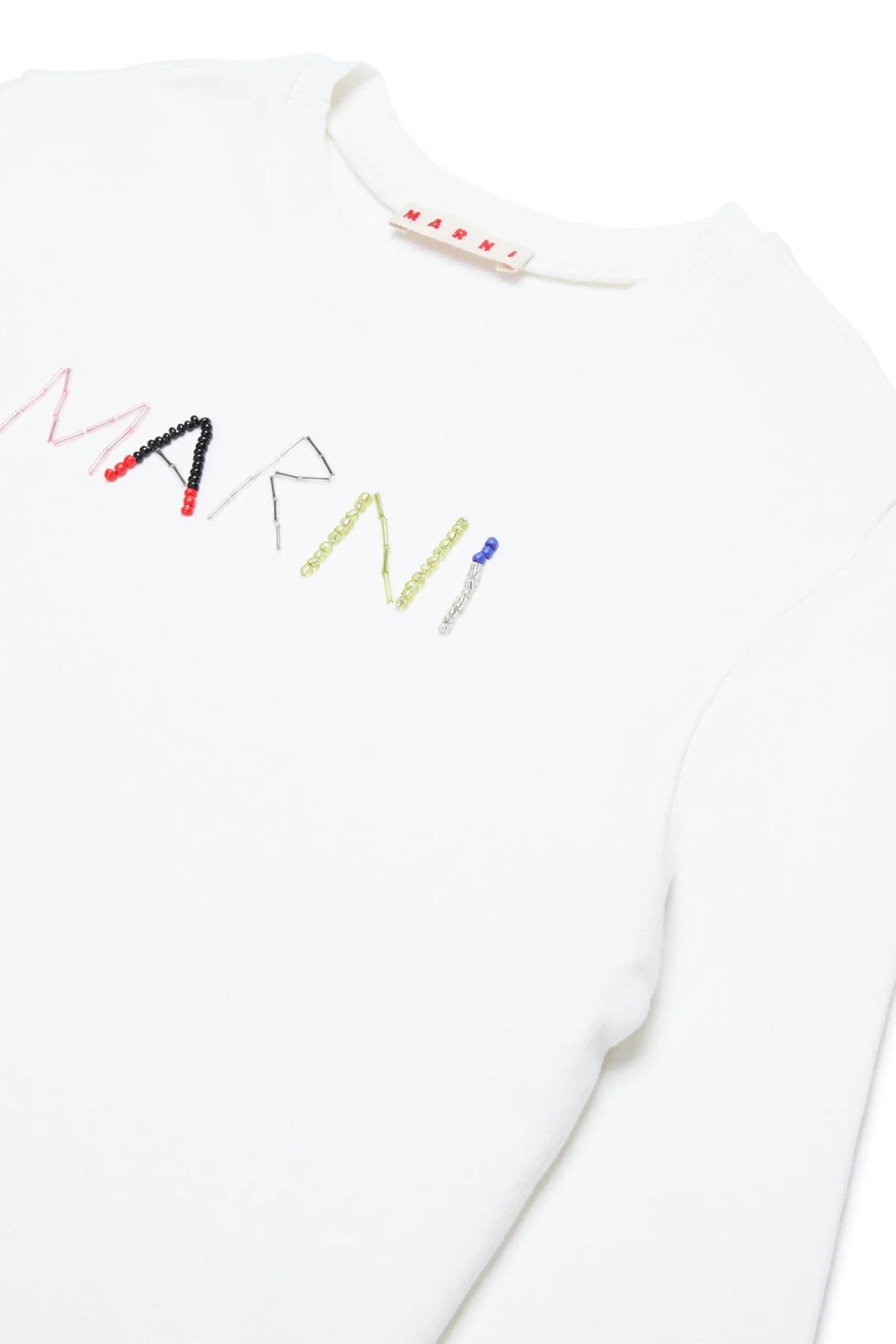 MARNI Felpa girocollo con logo baguette | Felpe