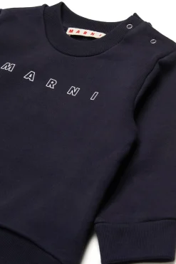 MARNI Felpa girocollo con logo Outline | Bambino Felpe | Logomania