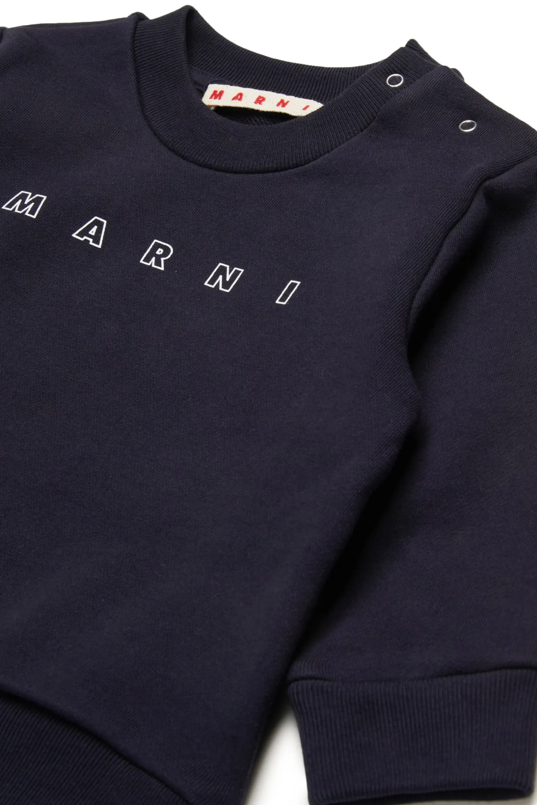 MARNI Felpa girocollo con logo Outline | Bambino Felpe | Logomania