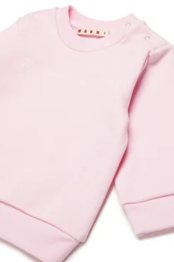 MARNI Felpa girocollo con logo Outline | Bambino Felpe | Logomania