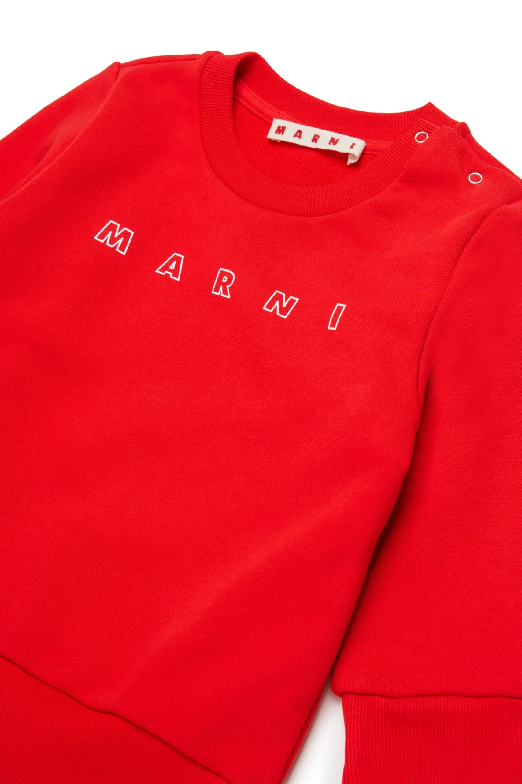MARNI Felpa girocollo con logo Outline | Bambino Felpe | Logomania