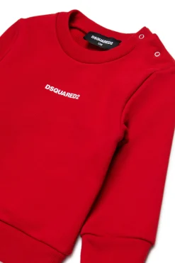 DSQUARED2 Felpa girocollo con logo | Bambino Felpe | Activewear