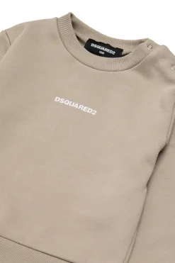 DSQUARED2 Felpa girocollo con logo | Bambino Felpe | Activewear