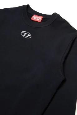DIESEL Felpa girocollo con logo Oval D | Bambino Activewear | Activewear
