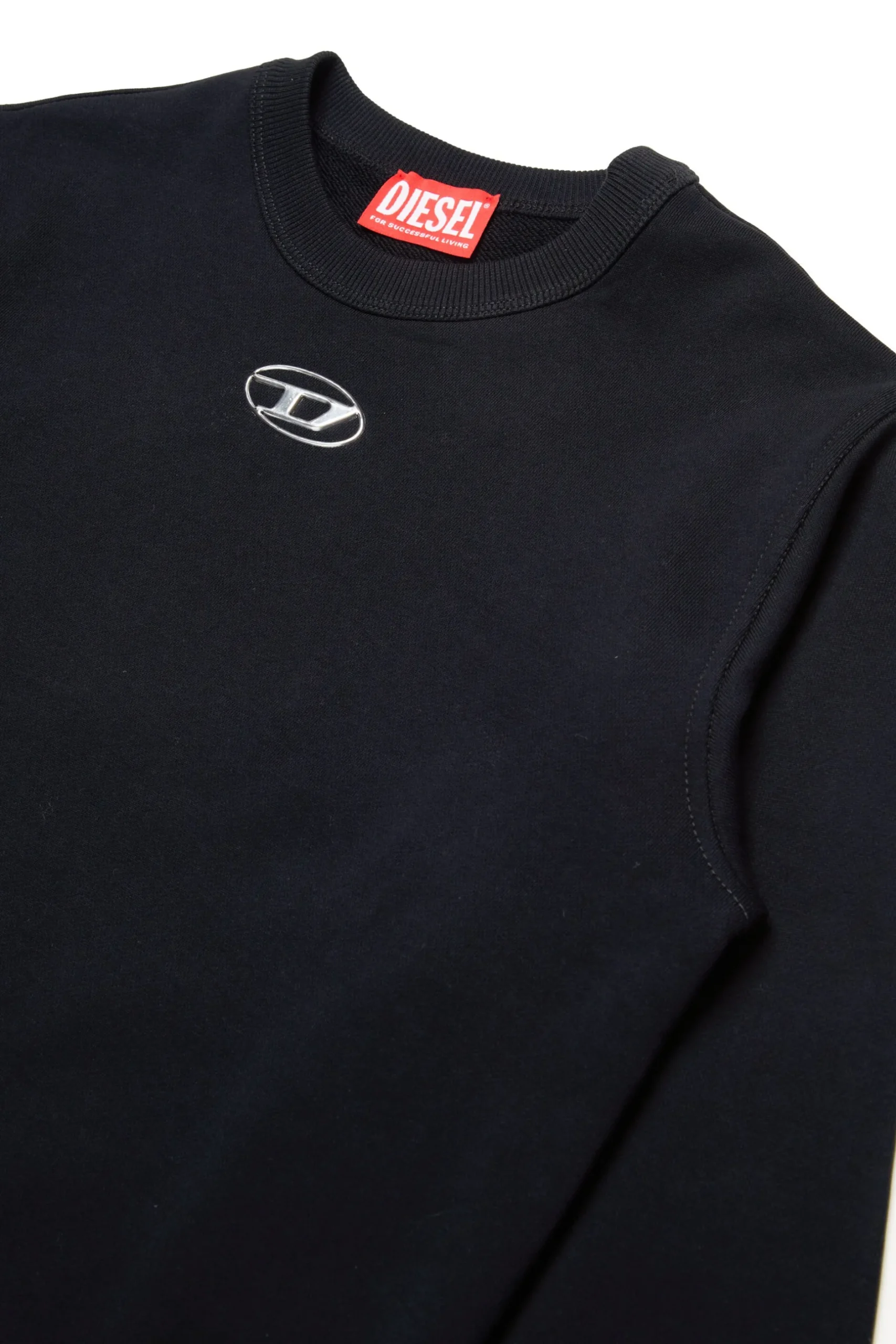 DIESEL Felpa girocollo con logo Oval D | Bambino Activewear | Activewear
