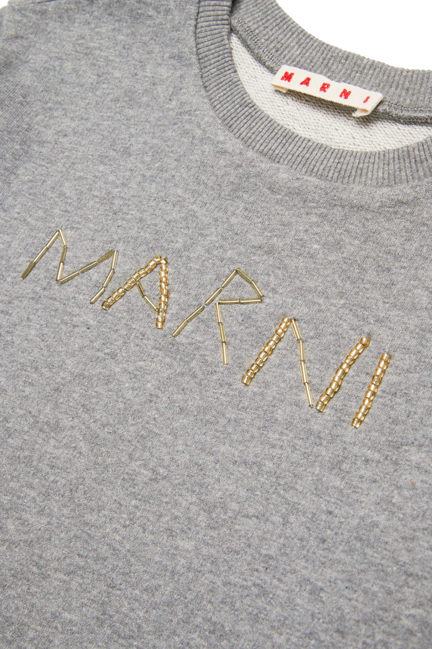 MARNI Felpa girocollo con logo baguette | Felpe