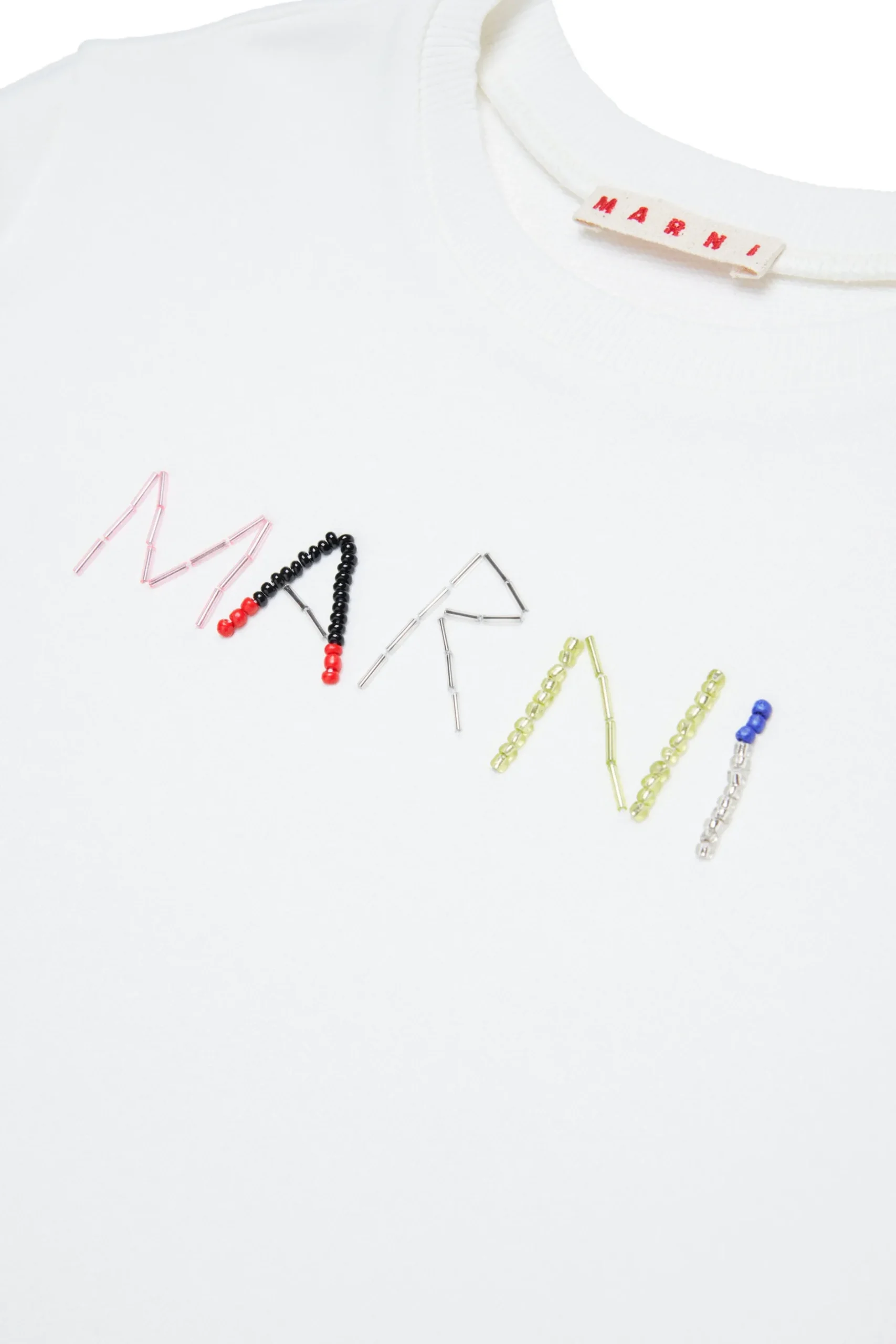 MARNI Felpa girocollo con logo baguette | Felpe