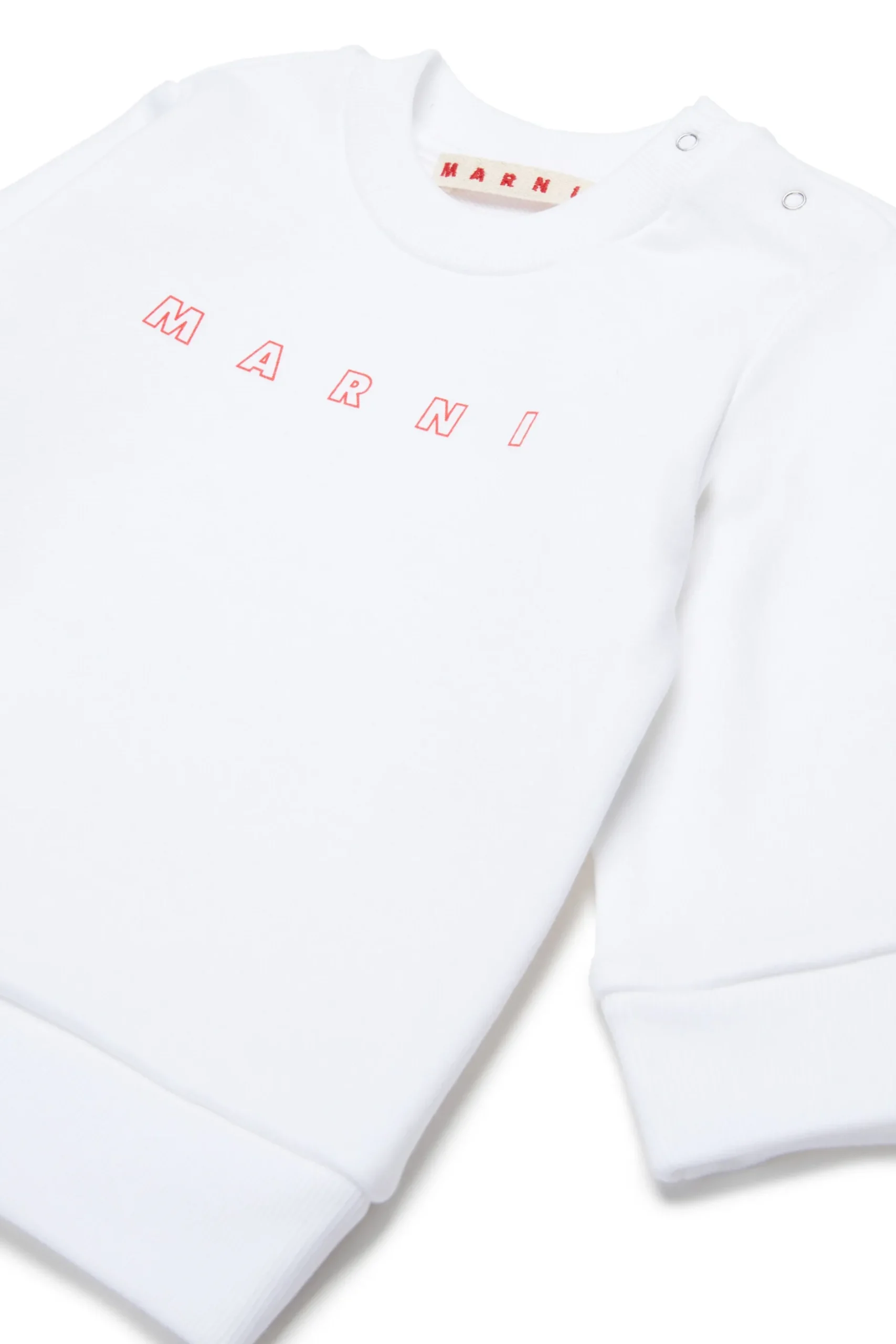 MARNI Felpa girocollo con logo Outline | Bambino Felpe | Logomania