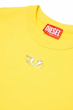 DIESEL Felpa girocollo con logo Oval D | Bambino Felpe