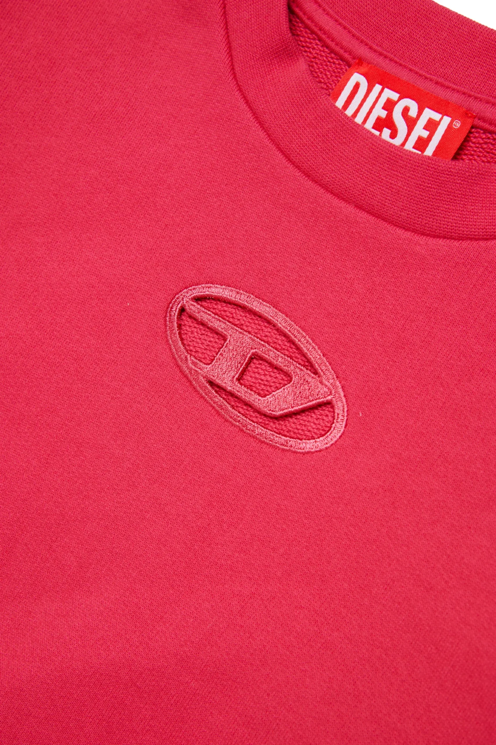 DIESEL Felpa girocollo con logo Oval D | Bambino Felpe | Oval D By Diesel
