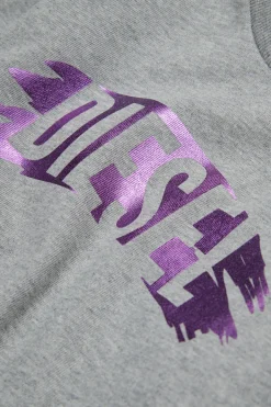 DIESEL Felpa girocollo con logo effetto pennellato | Bambino Felpe | Felpe