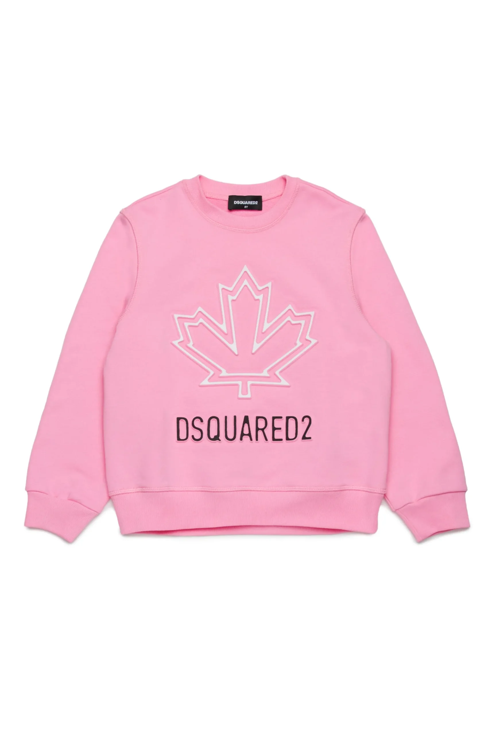 DSQUARED2 Felpa girocollo con Maple Leaf outline | Bambino Logomania | Logomania