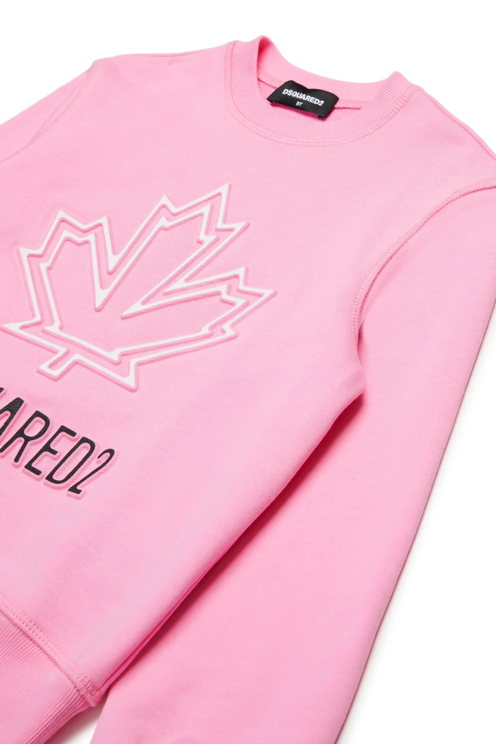DSQUARED2 Felpa girocollo con Maple Leaf outline | Bambino Logomania | Logomania