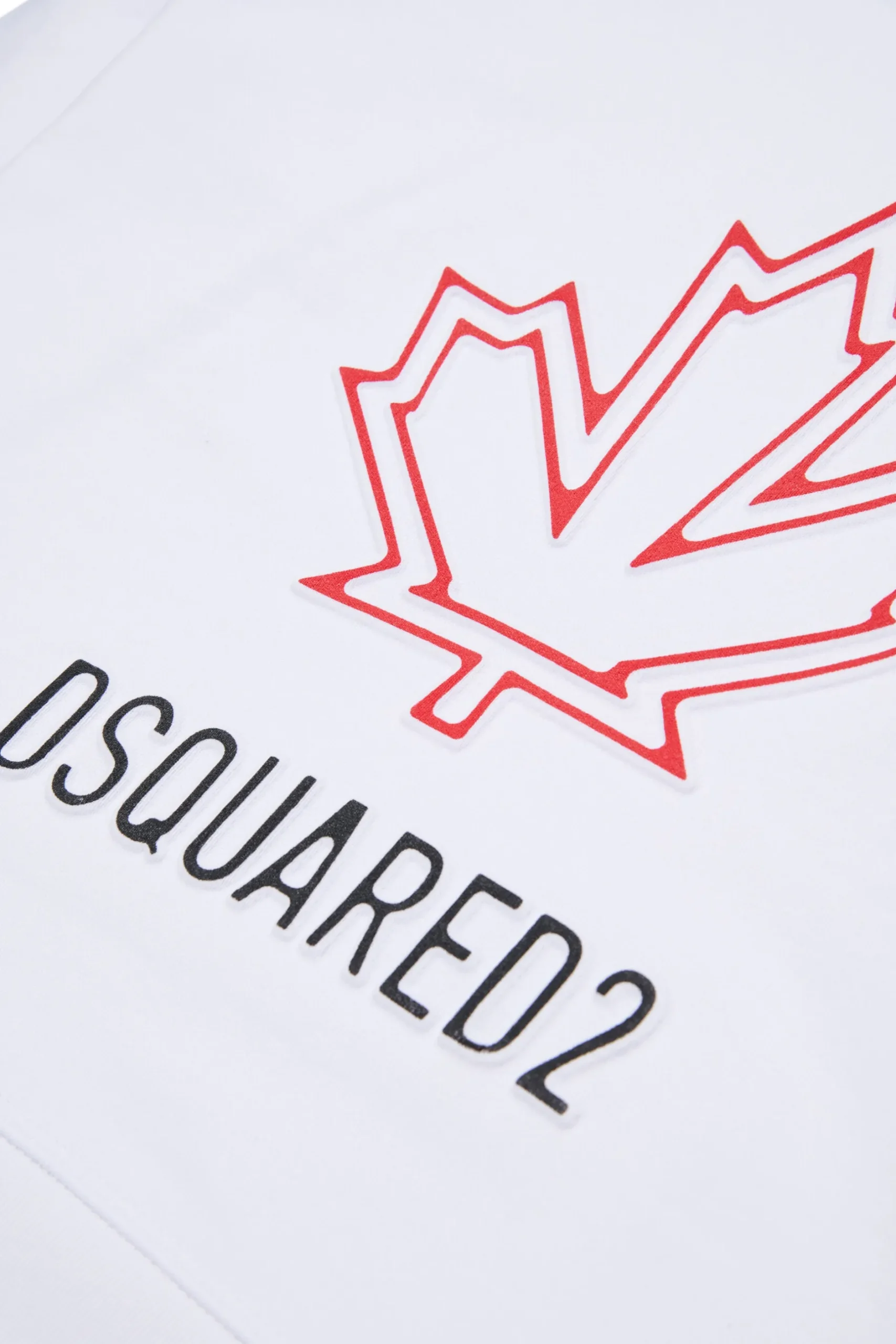 DSQUARED2 Felpa girocollo con Maple Leaf outline | Bambino Felpe | Logomania
