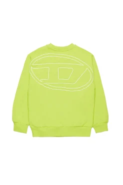 DIESEL Felpa girocollo con maxi logo Oval D | Bambino Oval D By Diesel | Oval D By Diesel