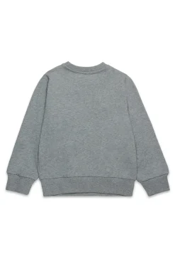 DIESEL Felpa girocollo con maxi logo scudetto | Bambino Felpe | Felpe