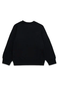 DIESEL Felpa girocollo con maxi logo scudetto | Bambino Felpe | Felpe
