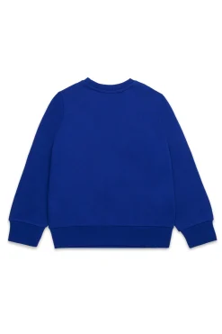 DIESEL Felpa girocollo con maxi logo scudetto | Bambino Felpe | Felpe