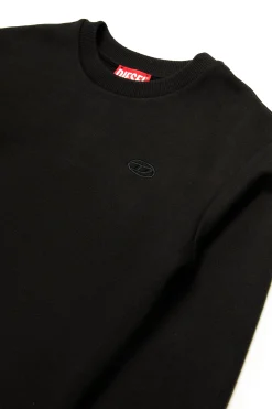 DIESEL Felpa girocollo con maxi logo Oval D | Bambino Oval D By Diesel | Oval D By Diesel