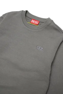 DIESEL Felpa girocollo con maxi logo Oval D | Bambino Oval D By Diesel | Oval D By Diesel
