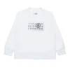 MM6 MAISON MARGIELA Felpa girocollo con Numeric Logo Pixel | Bambino Felpe | Logomania