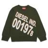 DIESEL Felpa girocollo con stampa maxi logo | Bambino Felpe | Felpe