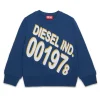 DIESEL Felpa girocollo con stampa maxi logo | Bambino Felpe | Felpe